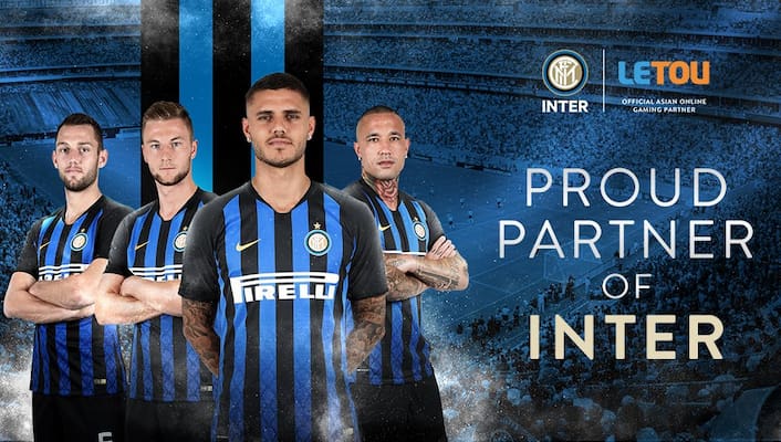 Nhà cái Letou hân hạnh là nhà tài trợ cho đội bóng nổi tiếng Inter Milan