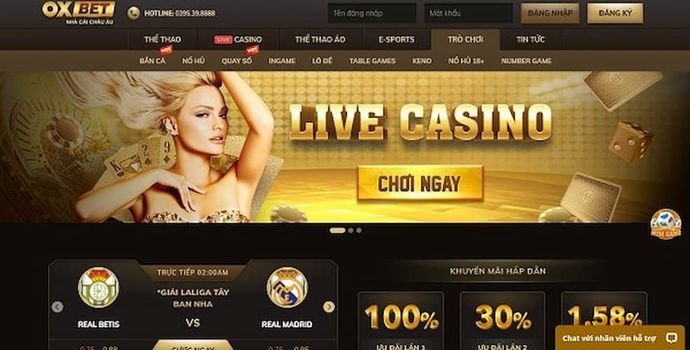 Tỷ lệ kèo cược của nhà cái Oxbet