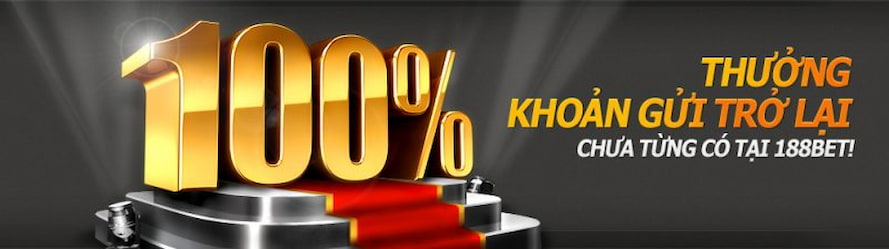 Khuyến mãi 100% khoản tiền gửi vào tài khoản lần đầu tiên