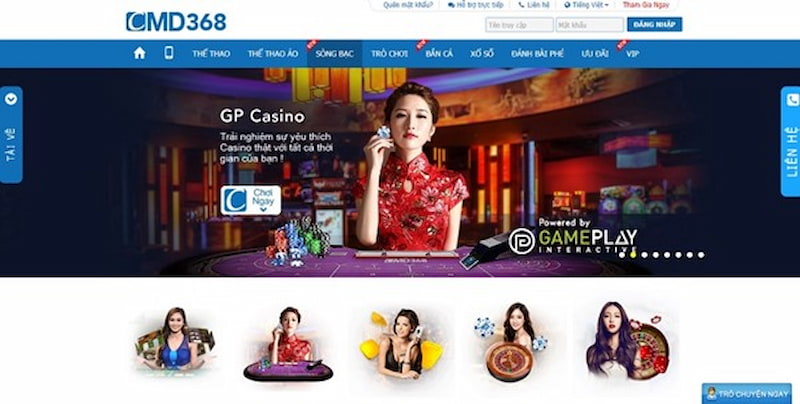 Trải nghiệm thế giới casino sống động cùng những cô nàng Leader xinh đẹp